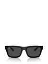 Ray Ban Warren 57mm Rectangular Sunglasses In Black