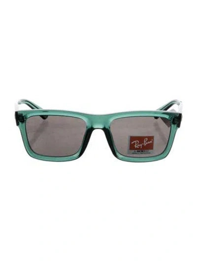 Pre-owned Ray Ban Warren Wayfarer Sunglasses In Green
