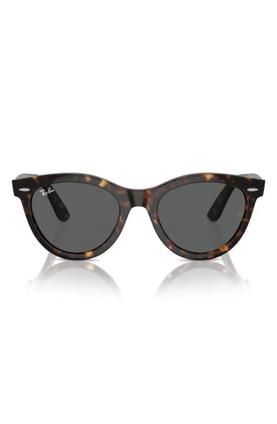 Ray Ban Way Wayfarer 51mm Oval Sunglasses In Havana