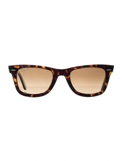 Pre-owned Ray Ban Wayfair Wayfarer Sunglasses In Brown