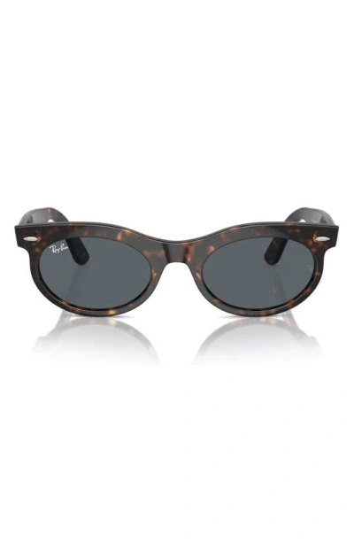 Ray Ban Wayfarer 53mm Oval Sunglasses In Havana