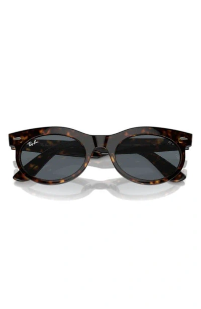 Ray Ban Wayfarer 53mm Oval Sunglasses In Havana