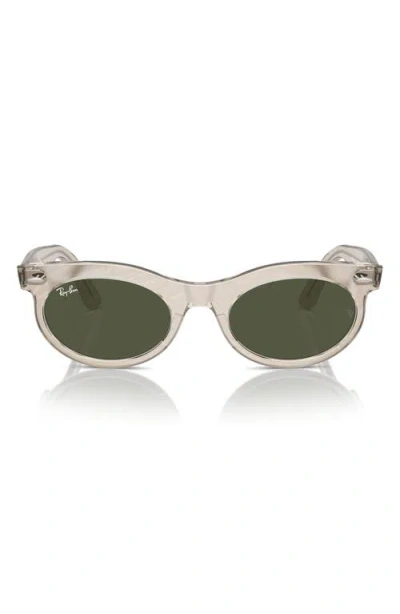 Ray Ban Ray-ban Wayfarer 53mm Oval Sunglasses In Green