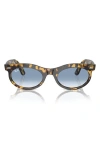 Ray Ban Ray-ban Wayfarer 53mm Oval Sunglasses In Mustard