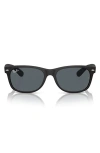 Ray Ban Ray-ban Wayfarer 58mm Rectangular Sunglasses In Black Blue