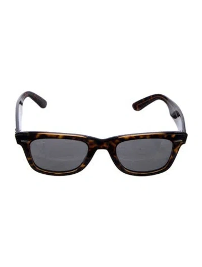 Pre-owned Ray Ban Wayfarer Classic Wayfarer Sunglasses In Brown