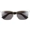Ray Ban Ray-ban Wayfarer Deluxe 56mm Sunglasses In Dark Grey
