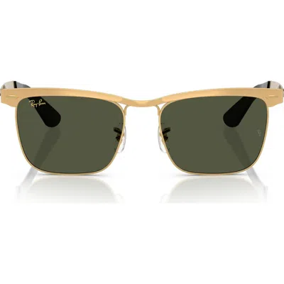 Ray Ban Ray-ban Wayfarer Deluxe 56mm Sunglasses In Green