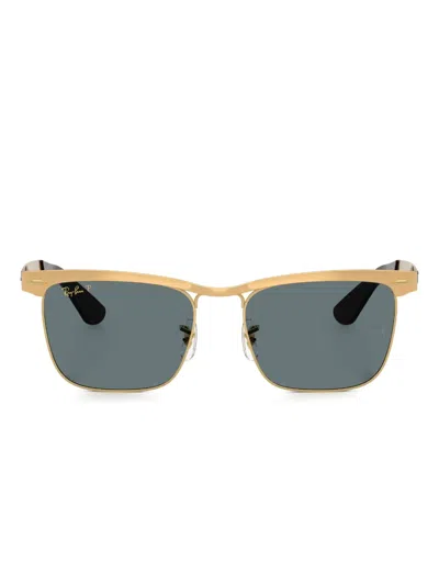 Ray Ban Wayfarer Deluxe Sunglasses In Gold