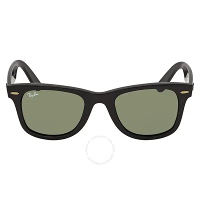 Ray Ban Wayfarer Ease Green Classic G-15 Unisex Sunglasses Rb4340 601 50