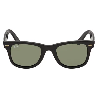 Ray Ban Wayfarer Ease Green Classic G-15 Unisex Sunglasses Rb4340 601 50 In Grey