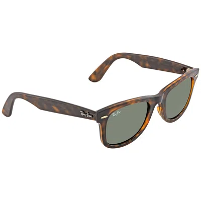 Ray Ban Wayfarer Ease Green Wayfarer Unisex Sunglasses Rb4340 710 50 In ["green"]