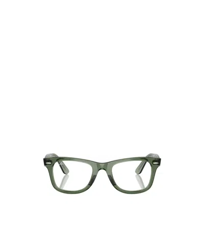 Ray Ban Wayfarer Ease Transparent Green