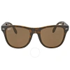 Ray Ban Wayfarer Folding Classic Brown B-15 Unisex Sunglasses Rb4105 710 54 In Brown