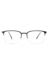 Ray Ban Wayfarer-frame Glasses In Silver