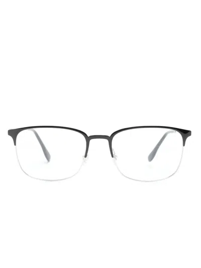 Ray Ban Wayfarer-frame Glasses In Silver