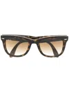 Ray Ban Wayfarer-frame Sunglasses In Brown