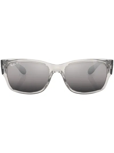 Ray Ban Wayfarer-frame Sunglasses In Grau