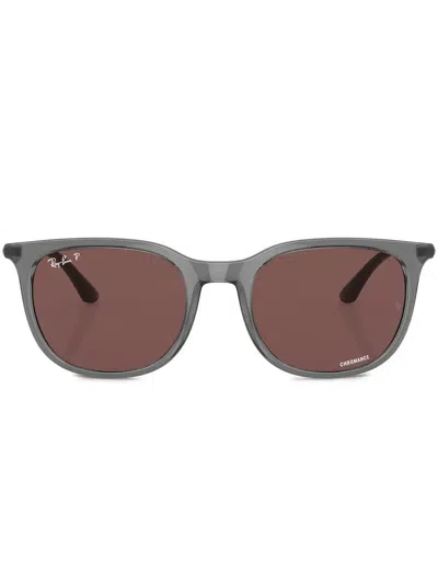 Ray Ban Wayfarer-frame Sunglasses In Grau
