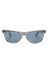 Ray Ban Folding Classic Wayfarer-frame Sunglasses In Grau
