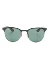 Ray Ban Wayfarer-frame Tinted Sunglasses In Black