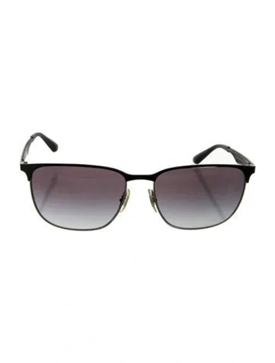 Pre-owned Ray Ban Wayfarer Gradient Sunglasses In Black