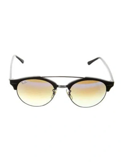 Pre-owned Ray Ban Wayfarer Gradient Sunglasses In Black