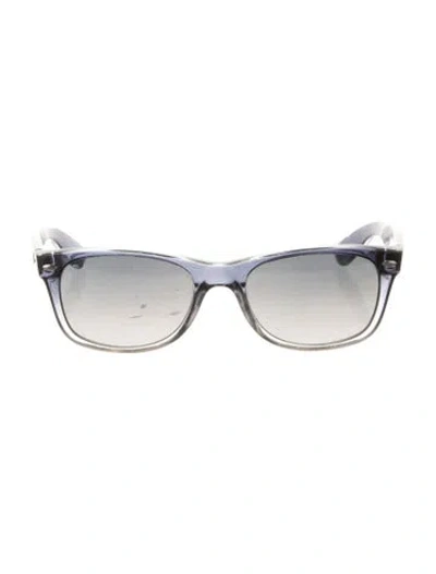 Pre-owned Ray Ban Wayfarer Gradient Sunglasses In Blue