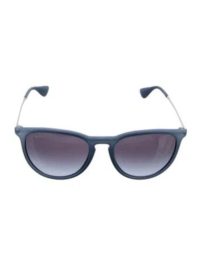 Pre-owned Ray Ban Wayfarer Gradient Sunglasses In Blue