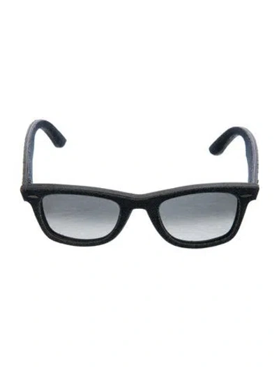 Pre-owned Ray Ban Wayfarer Gradient Sunglasses In Blue
