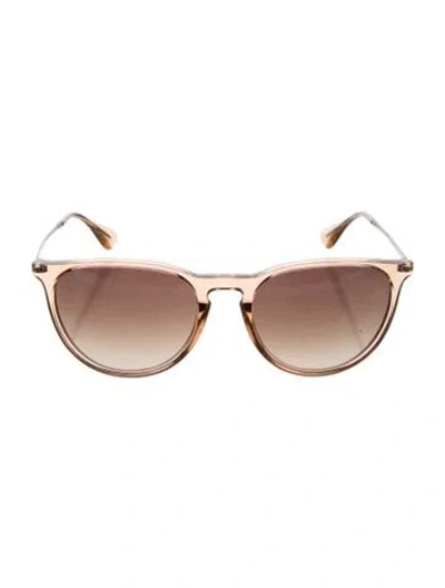 Pre-owned Ray Ban Wayfarer Gradient Sunglasses In Brown