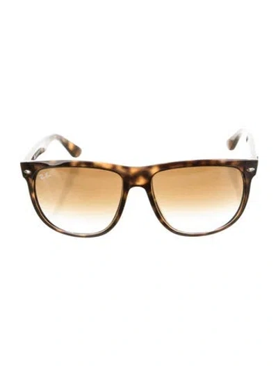 Pre-owned Ray Ban Wayfarer Gradient Sunglasses In Brown