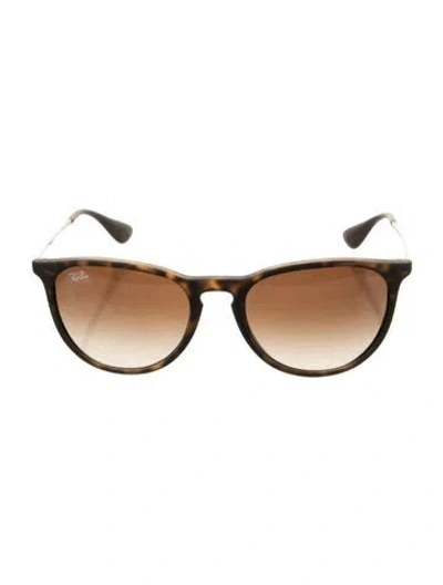Pre-owned Ray Ban Wayfarer Gradient Sunglasses In Brown