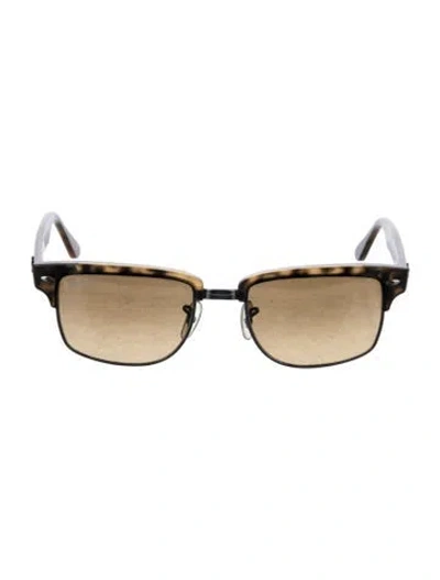 Pre-owned Ray Ban Wayfarer Gradient Sunglasses In Brown