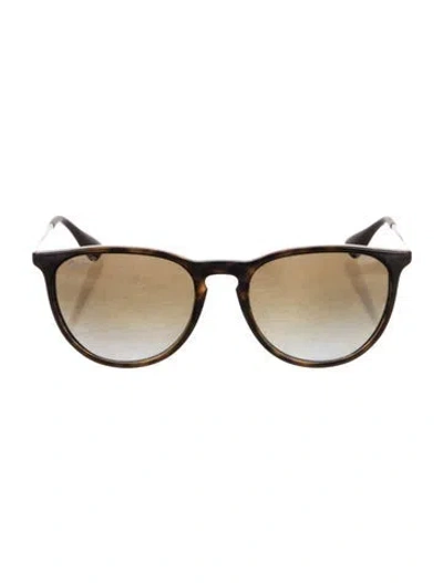 Pre-owned Ray Ban Wayfarer Gradient Sunglasses In Brown