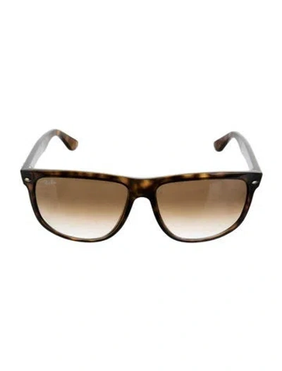 Pre-owned Ray Ban Wayfarer Gradient Sunglasses In Brown
