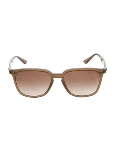 Pre-owned Ray Ban Wayfarer Gradient Sunglasses In Brown