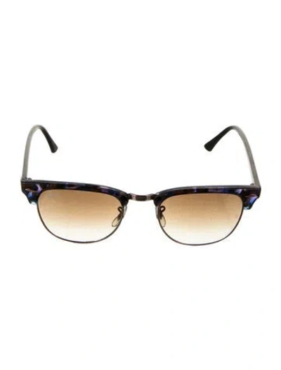 Pre-owned Ray Ban Wayfarer Gradient Sunglasses In Brown