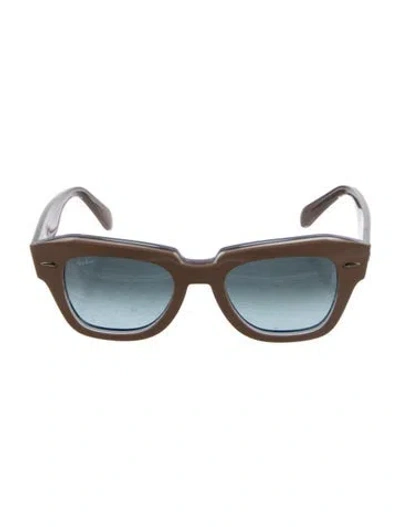 Pre-owned Ray Ban Wayfarer Gradient Sunglasses In Neutral