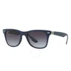 Ray Ban Wayfarer Liteforce Grey Gradient Square Unisex Sunglasses Rb4195 63318g 52 In Grey