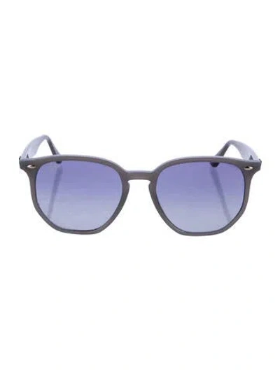 Pre-owned Ray Ban Wayfarer Mirrored Sunglasses In Gray