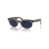 Ray Ban Wayfarer Oval Change Transitions® Sunglasses Photo Waves Grey Frame Clear Lenses 53-22 In Photo Waves Grey