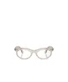Ray Ban Wayfarer Oval Speed Shift Glasses In White
