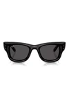 Ray Ban Ray-ban Wayfarer Puffer A$ap Rocky Square Sunglasses, 47mm In Black