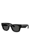 Ray Ban Ray-ban Wayfarer Puffer A$ap Rocky Square Sunglasses, 47mm In Black