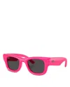 Ray Ban Rayban Rb4940 Wayfarer Puffer By Asap Rocky 683287 Lucido Fucsia Sunglasses In Pink
