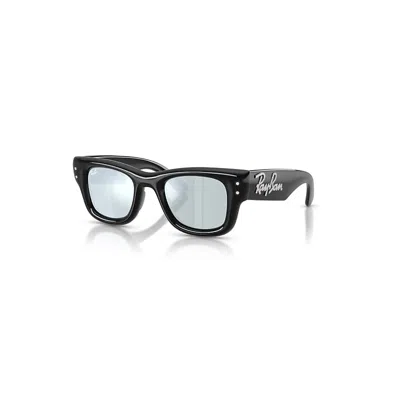 Ray Ban Wayfarer Puffer Crystal Edition Sonnenbrillen Schwarz Fassung Grün Glas 47-23 In Black