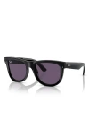 Ray Ban Ray-ban Ray-ban Wayfarer Reverse Rbr0502s 66771a In Black/violet