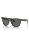 Ray Ban Ray-ban Wayfarer Reverse 53mm Square Sunglasses In Dark Grey