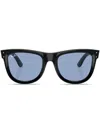 Ray Ban Rbr0502s Wayfarer Reverse Sunglasses In Light Blue